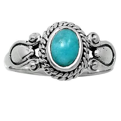 Natural Paraiba Amazonite Ring size-8 R-1345 SDR247933