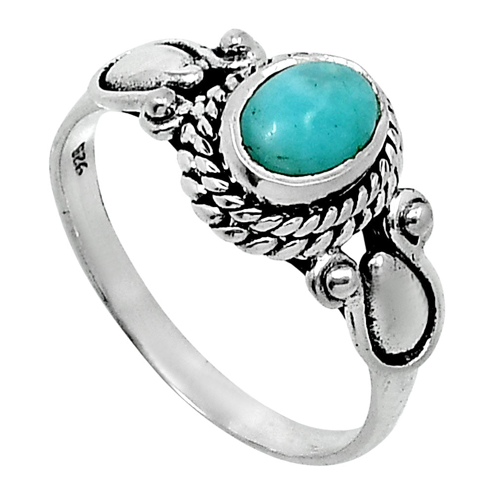 Natural Paraiba Amazonite Ring size-8 R-1345 SDR247933