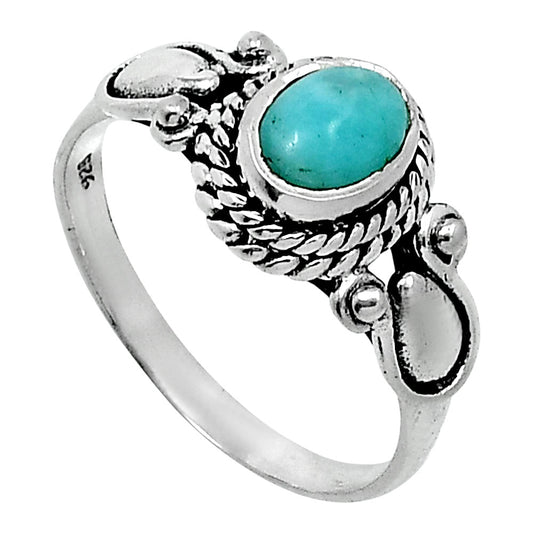 Natural Paraiba Amazonite Ring size-8 R-1345 SDR247933