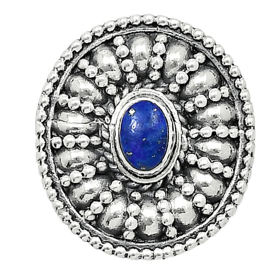 Natural Lapis Lazuli - Afghanistan Ring size-7 R-1691 SDR247971
