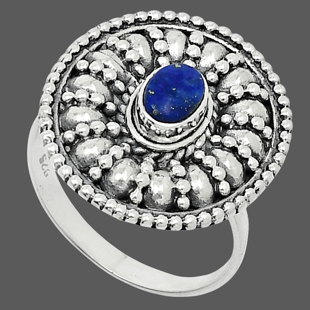 Natural Lapis Lazuli - Afghanistan Ring size-7 R-1691 SDR247971