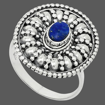 Natural Lapis Lazuli - Afghanistan Ring size-7 R-1691 SDR247971