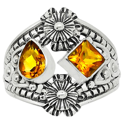 Natural Citrine Ring size-7.5 R-1740 SDR247997