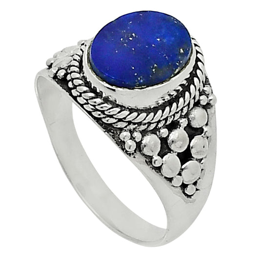 Natural Lapis Lazuli - Afghanistan Ring size-8 R-1277 SDR248084