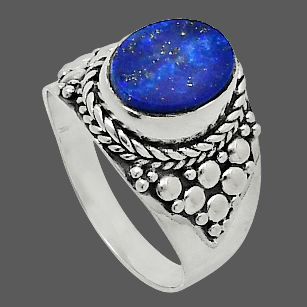 Natural Lapis Lazuli - Afghanistan Ring size-7 R-1277 SDR248089