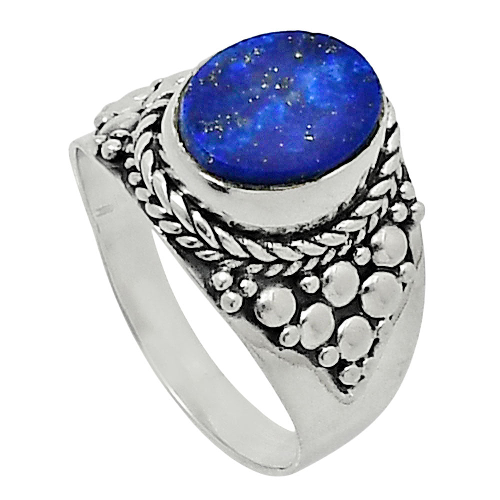 Natural Lapis Lazuli - Afghanistan Ring size-7 R-1277 SDR248089