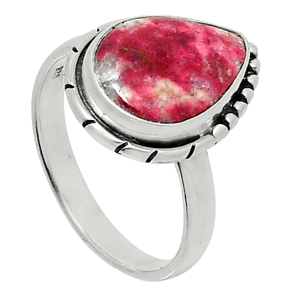 Natural Pink Thulite - Norway Ring size-8 R-1151 SDR248161