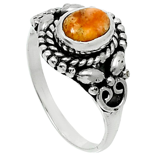 Natural Coral Jasper Ring size-7 R-1286 SDR248211