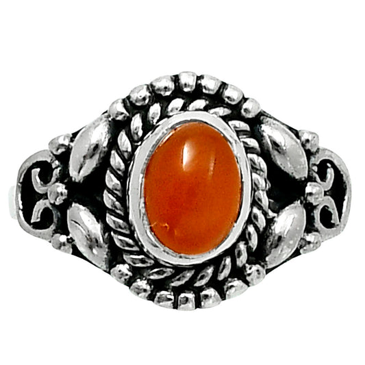 Natural Peach Moonstone Ring size-6 R-1286 SDR248223