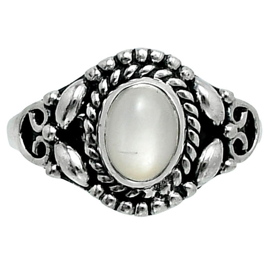 Natural Srilankan Moonstone Ring size-7 R-1286 SDR248257