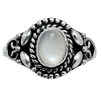 Natural Srilankan Moonstone Ring size-7 R-1286 SDR248258