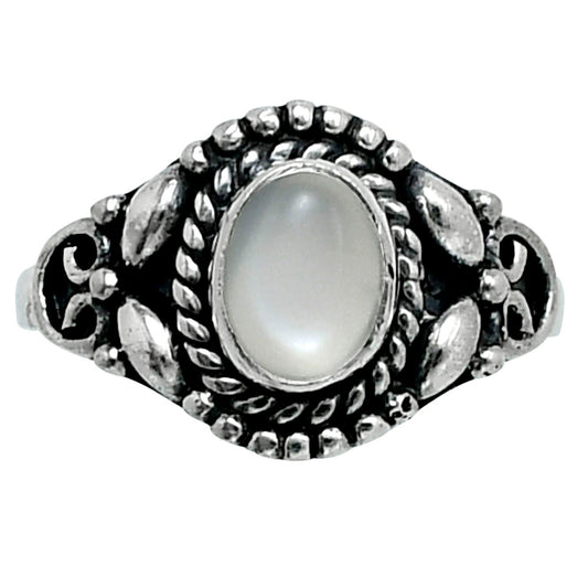 Natural Srilankan Moonstone Ring size-7 R-1286 SDR248258