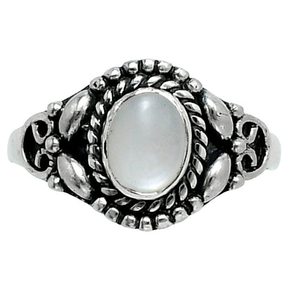 Natural Srilankan Moonstone Ring size-8.5 R-1286 SDR248259