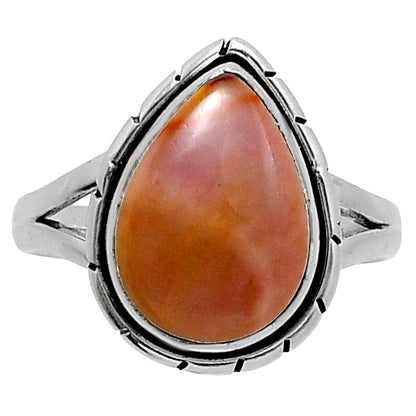 Natural Red Mookaite Ring size-8 R-1012 SDR248326