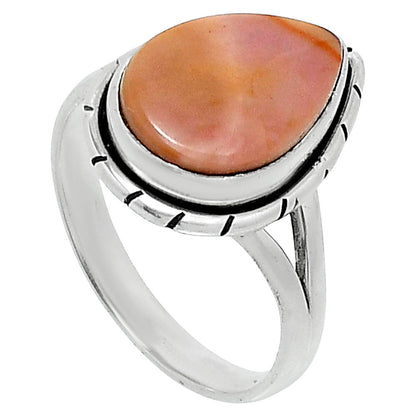 Natural Red Mookaite Ring size-8 R-1012 SDR248326