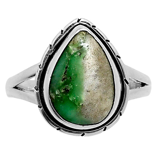 Natural Utah Variscite Ring size-9 R-1012 SDR248340