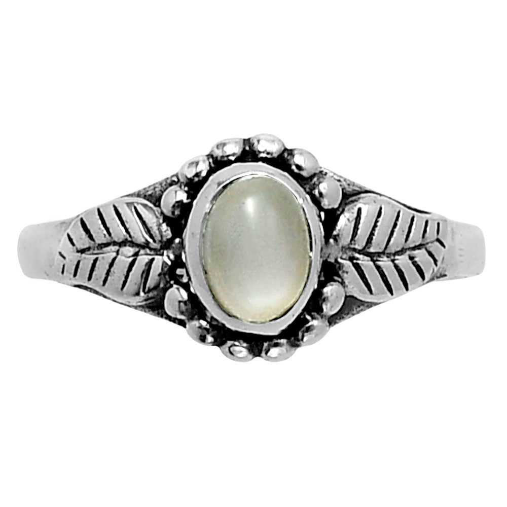 Natural Srilankan Moonstone Ring size-8 R-1404 SDR248439