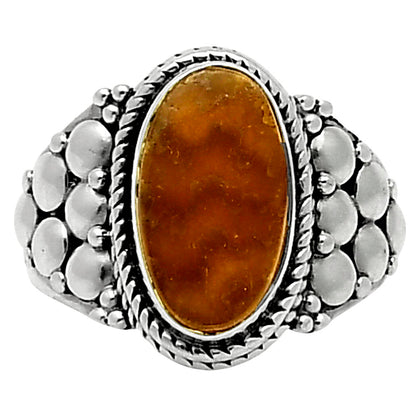 Sutured Ammonite Ring size-7.5 R-1277 SDR248463
