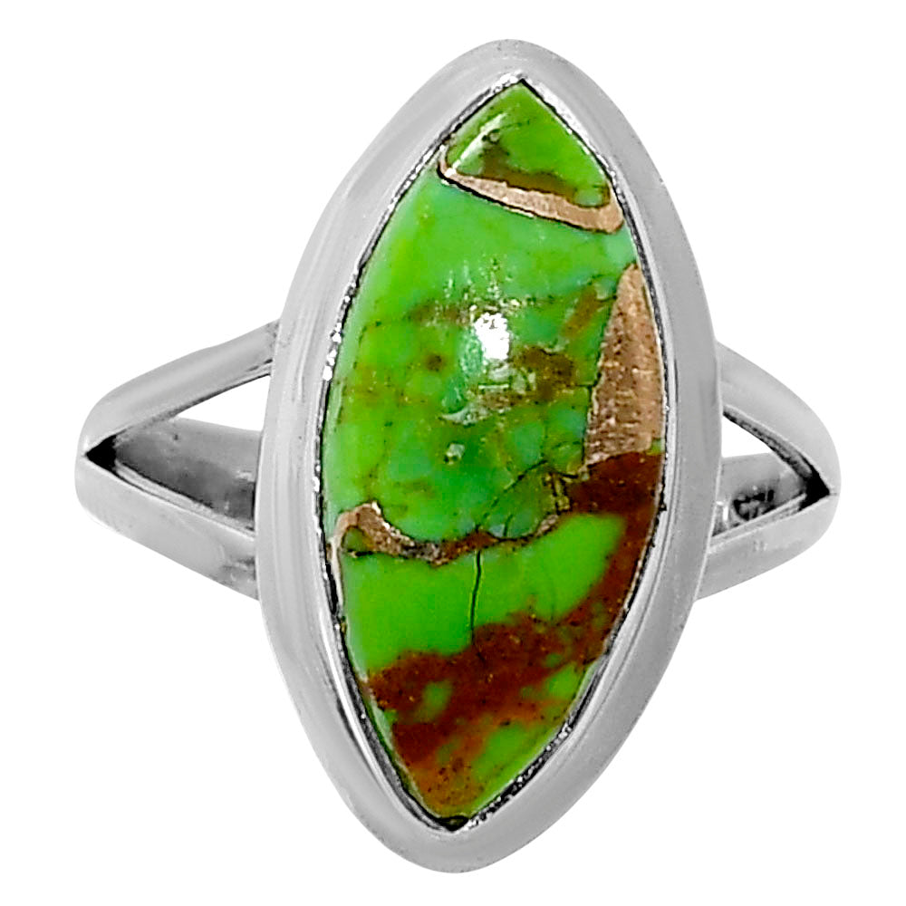 Copper Green Turquoise - Arizona Ring size-7 R-1007 SDR248811