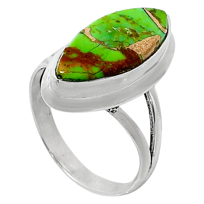 Copper Green Turquoise - Arizona Ring size-7 R-1007 SDR248811