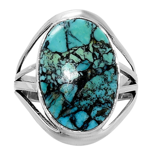 Lucky Charm Tibetan Turquoise Ring size-10 R-1219 SDR248852