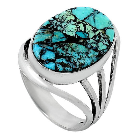 Lucky Charm Tibetan Turquoise Ring size-10 R-1219 SDR248852