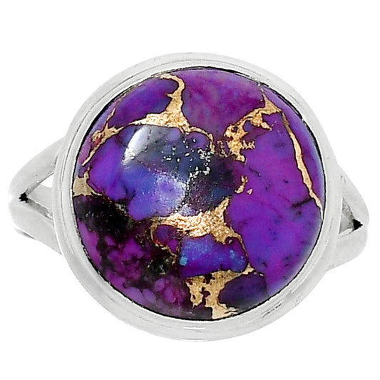 Copper Purple Turquoise - Arizona Ring size-8 R-1008 SDR249008