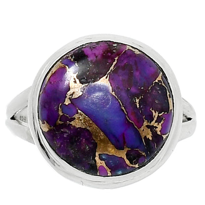Copper Purple Turquoise - Arizona Ring size-8 R-1008 SDR249009