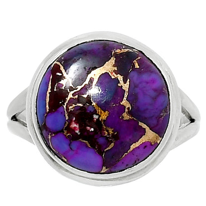 Copper Purple Turquoise - Arizona Ring size-8 R-1008 SDR249010