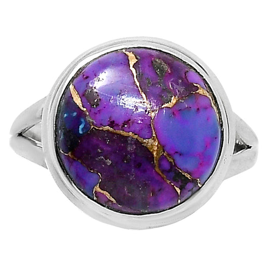 Copper Purple Turquoise - Arizona Ring size-9 R-1008 SDR249015