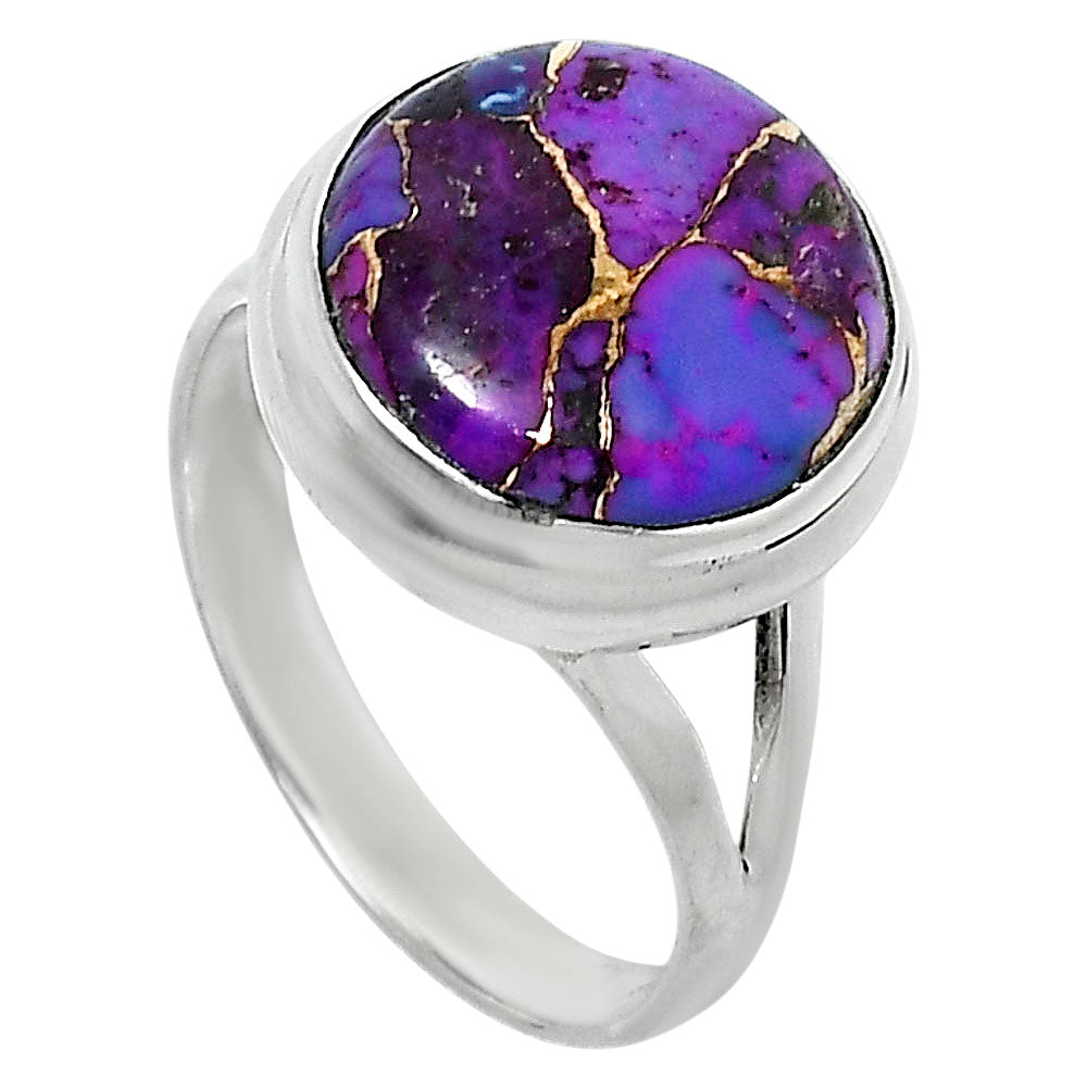 Copper Purple Turquoise - Arizona Ring size-9 R-1008 SDR249015