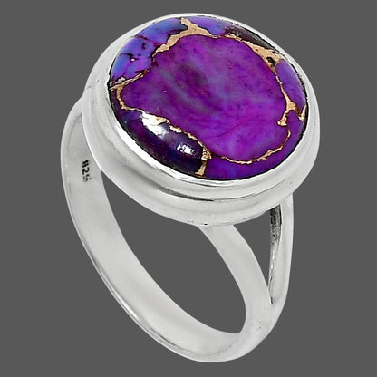 Copper Purple Turquoise - Arizona Ring size-9 R-1008 SDR249016