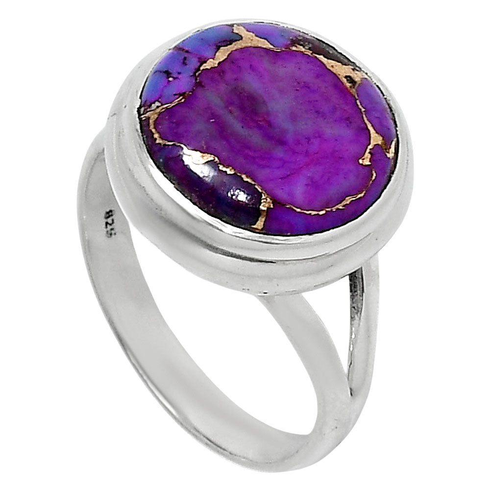Copper Purple Turquoise - Arizona Ring size-9 R-1008 SDR249016