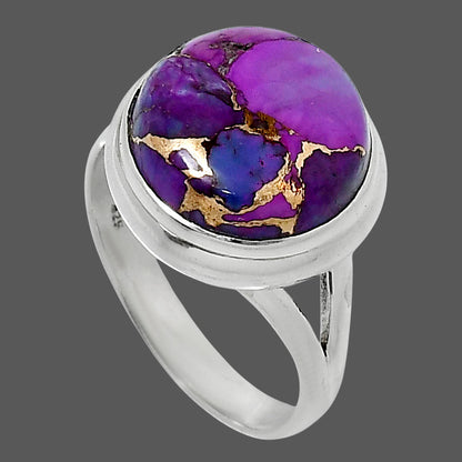 Copper Purple Turquoise - Arizona Ring size-9 R-1008 SDR249018