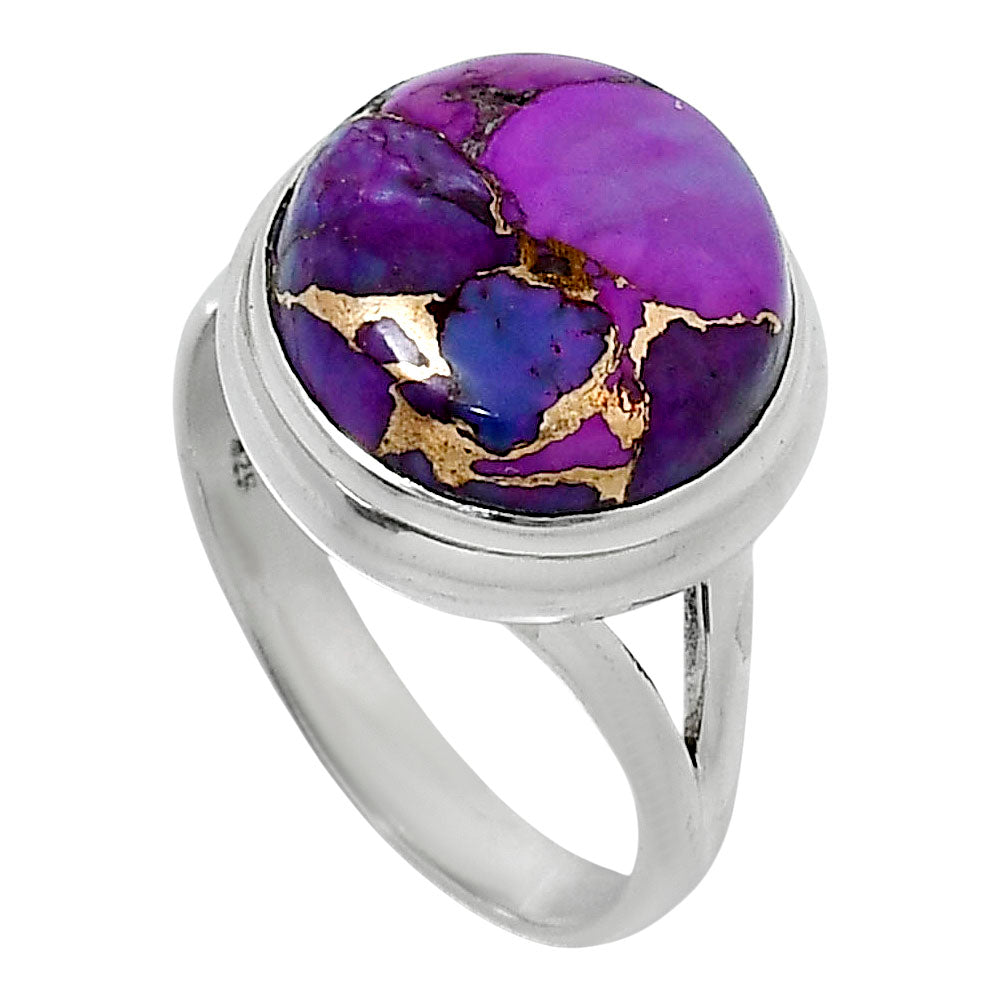Copper Purple Turquoise - Arizona Ring size-9 R-1008 SDR249018