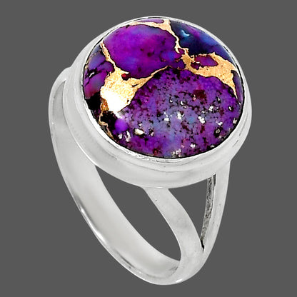 Copper Purple Turquoise - Arizona Ring size-9 R-1008 SDR249019