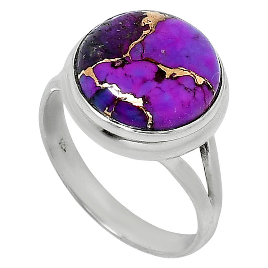 Copper Purple Turquoise - Arizona Ring size-10 R-1008 SDR249024