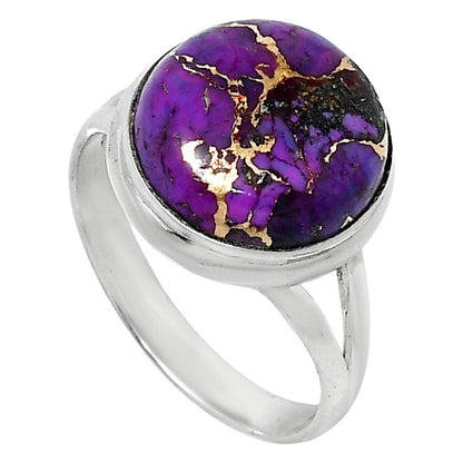 Copper Purple Turquoise - Arizona Ring size-10 R-1008 SDR249026