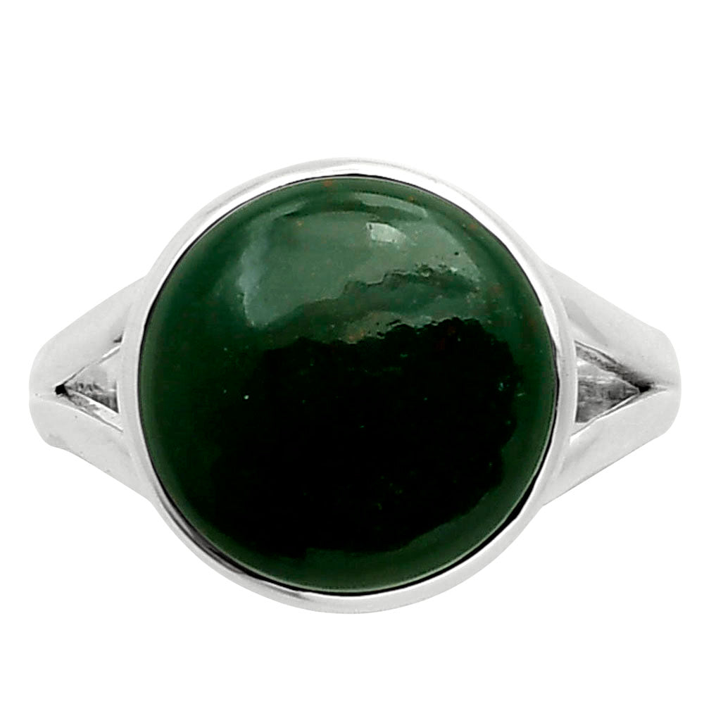 Natural Blood Stone - India Ring size-8 R-1005 SDR249100