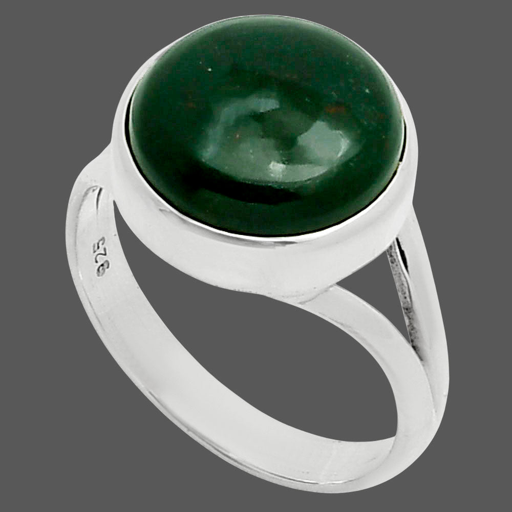 Natural Blood Stone - India Ring size-8 R-1005 SDR249100