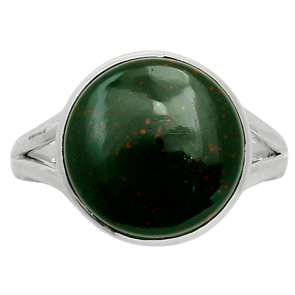 Natural Blood Stone - India Ring size-10 R-1005 SDR249104