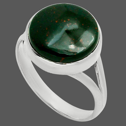 Natural Blood Stone - India Ring size-10 R-1005 SDR249104