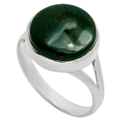 Natural Blood Stone - India Ring size-10 R-1005 SDR249104