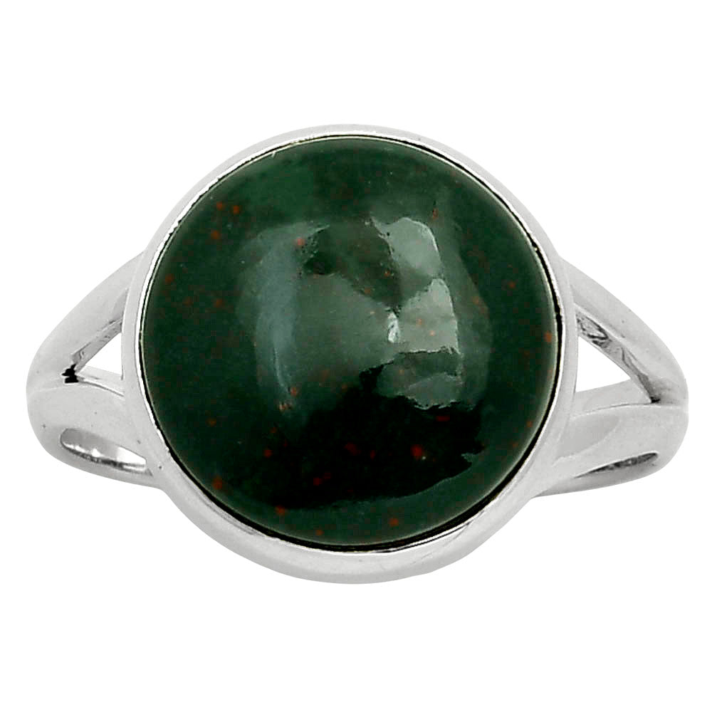 Natural Blood Stone - India Ring size-9 R-1005 SDR249106
