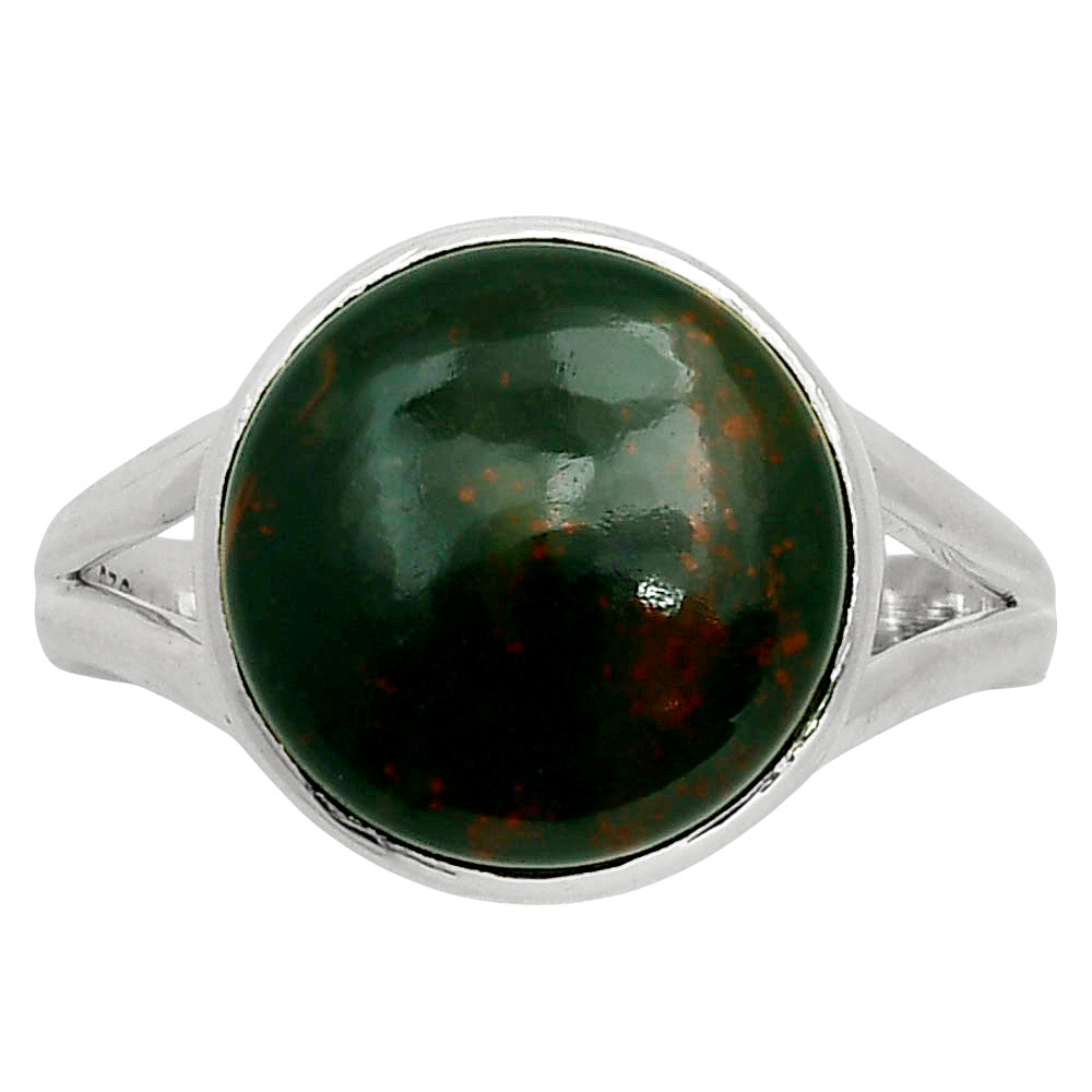 Natural Blood Stone - India Ring size-10 R-1005 SDR249107