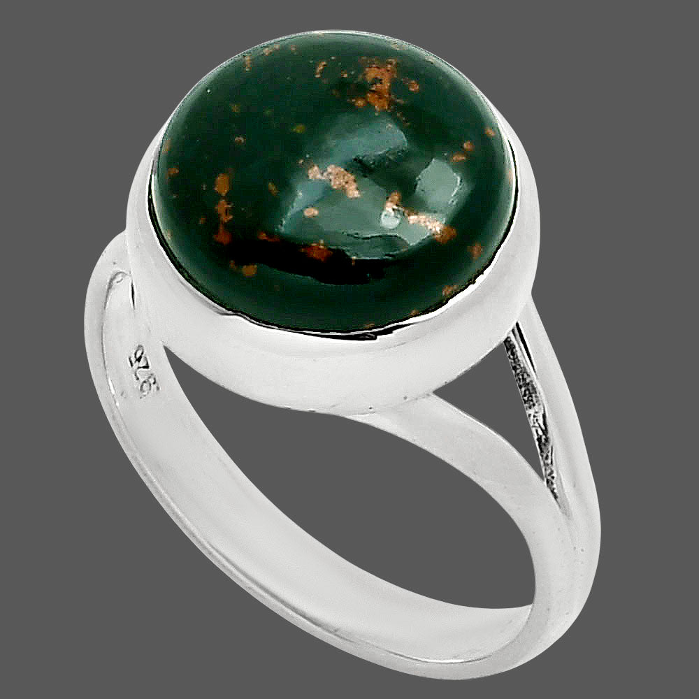 Natural Blood Stone - India Ring size-8 R-1005 SDR249108