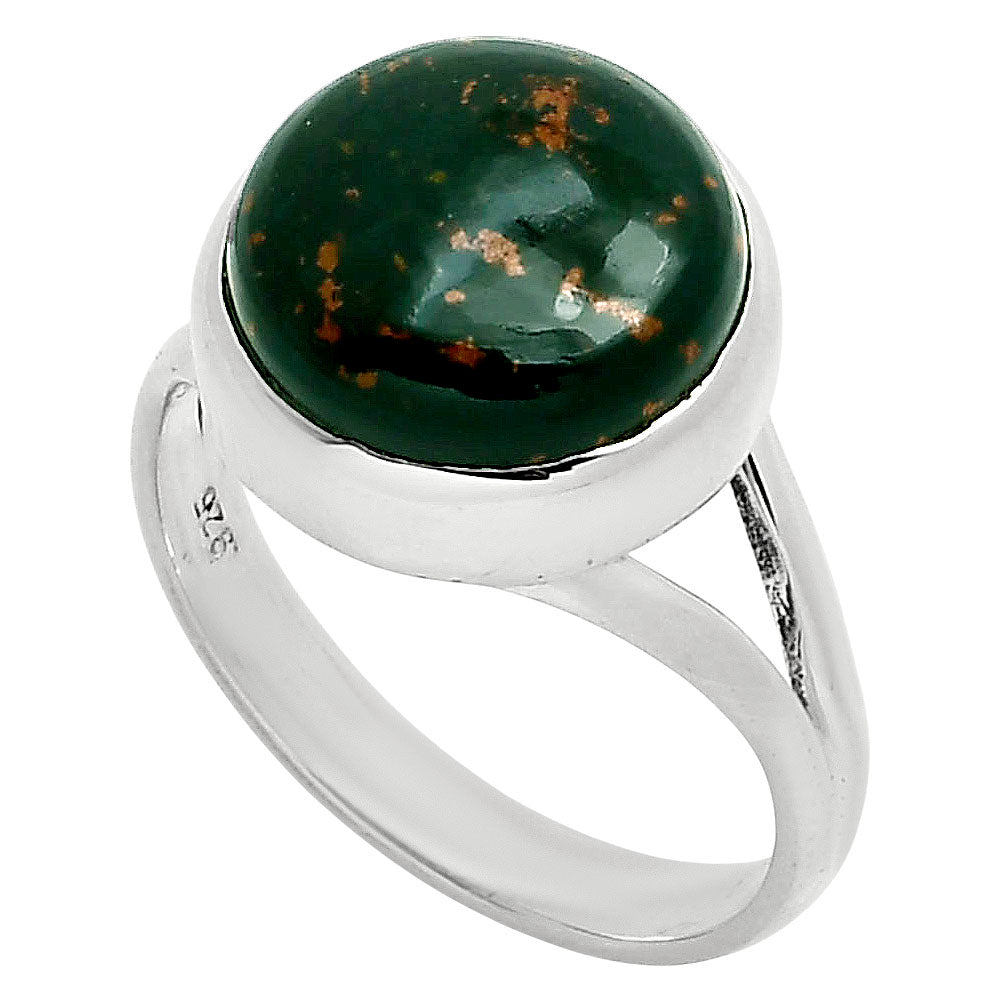 Natural Blood Stone - India Ring size-8 R-1005 SDR249108