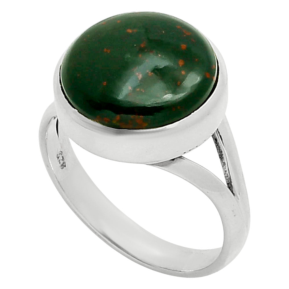 Natural Blood Stone - India Ring size-8 R-1005 SDR249109