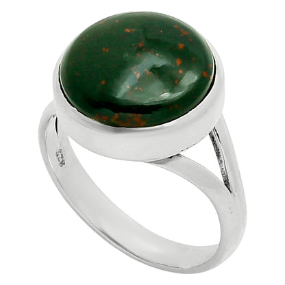 Natural Blood Stone - India Ring size-8 R-1005 SDR249109
