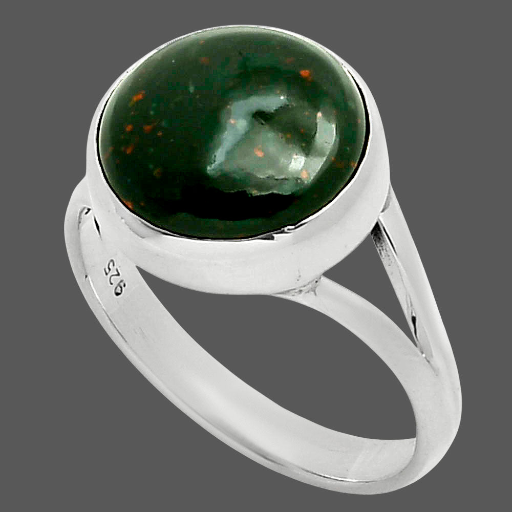 Natural Blood Stone - India Ring size-9 R-1005 SDR249110
